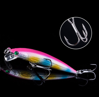 7CM Triple-Hook Minnow Fishing Lure